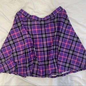Discohunnys Plaid Schoolgirl Skirt